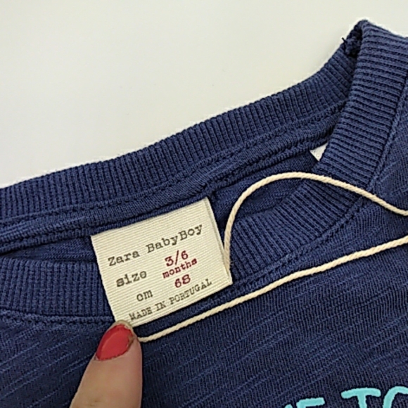 Zara baby collection boys t shirt NEW! 3/6 months. - Picture 5 of 6